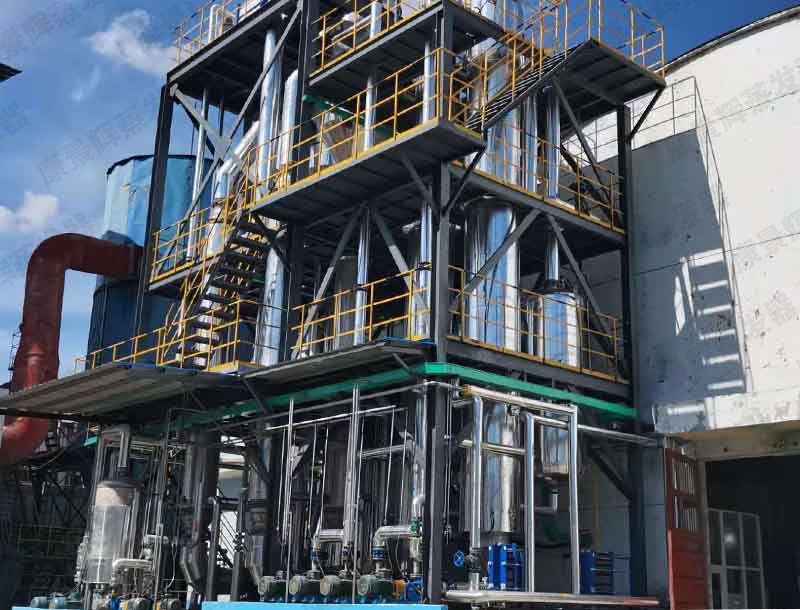 硫酸镁、硫酸铵四效蒸发浓缩系统(图1)