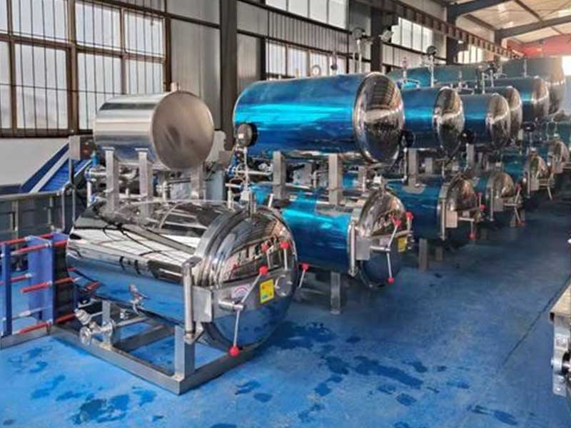 复合舱蒸汽发生器可以与杀菌釜相连吗？(图1)