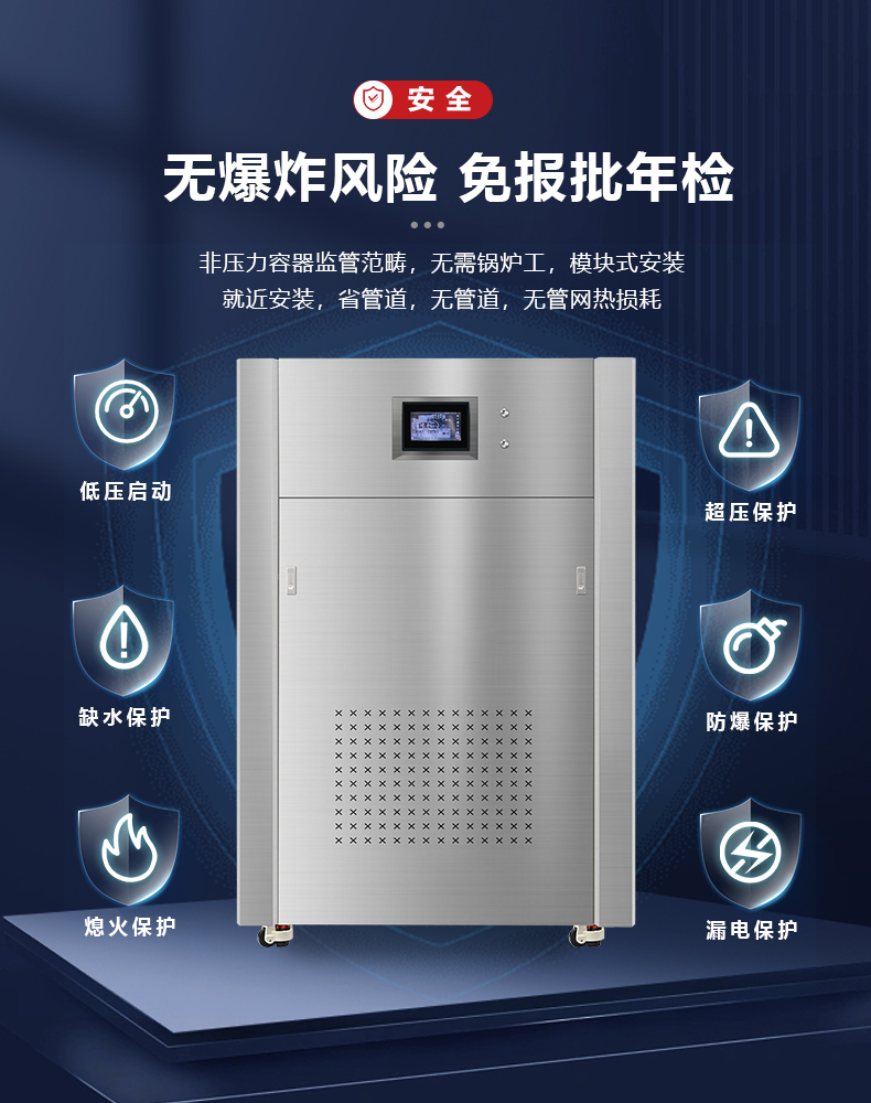 72kw 蒸汽发生器，高效节能环保，企业生产优选！(图1)